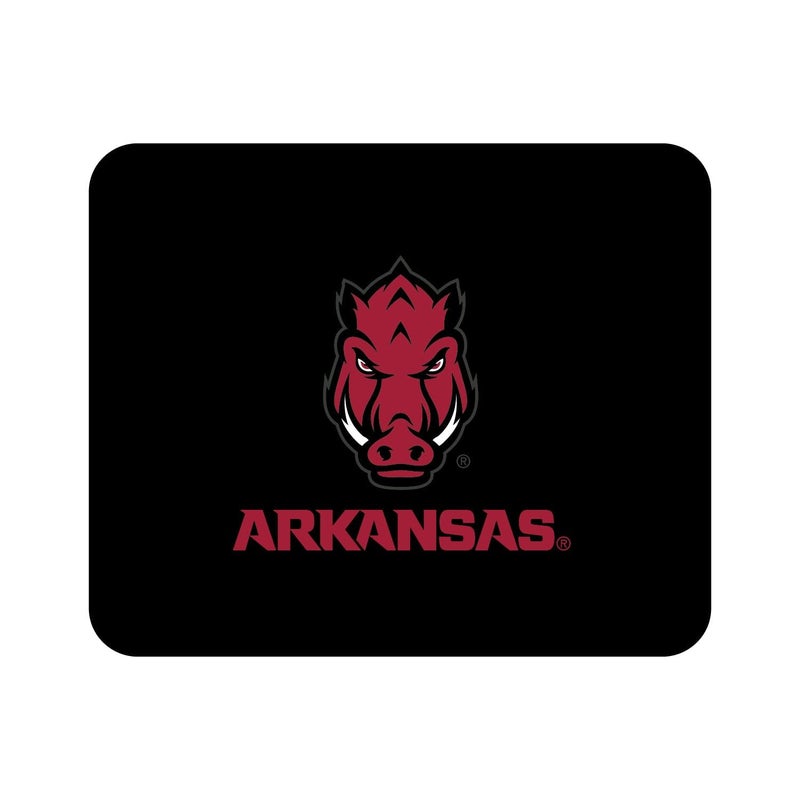 OTM Essentials Mouse Pad, Fabric, University of Arkansas - Fayetteville Standard/Classic Black - Image 1
